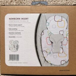 Cozy Newborn Insert with Multicolor Pattern